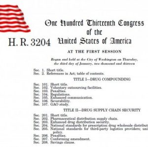Drug Supply Chain Security Act Passes